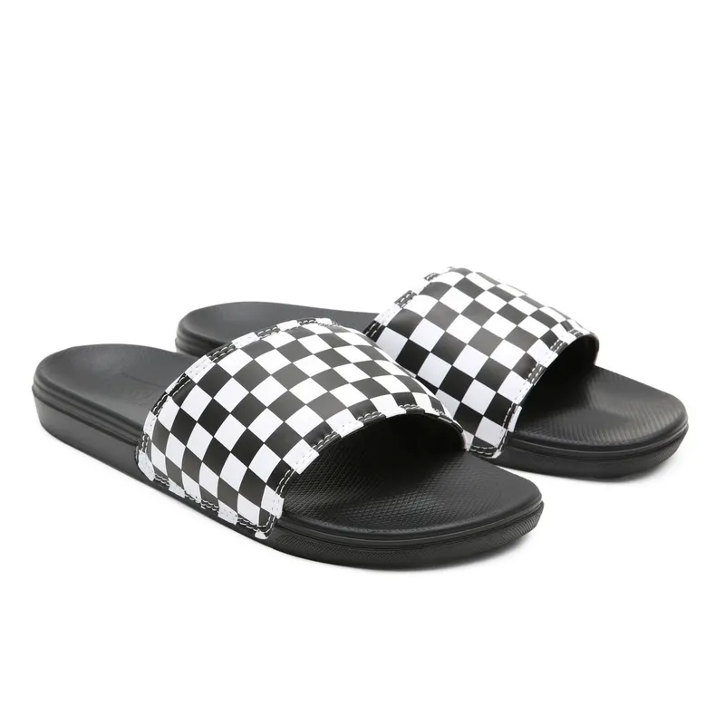 VANS Checkerboard La Costa Slide-on Shoes for Men Black – “Black / White” (VN0A5HF527I)