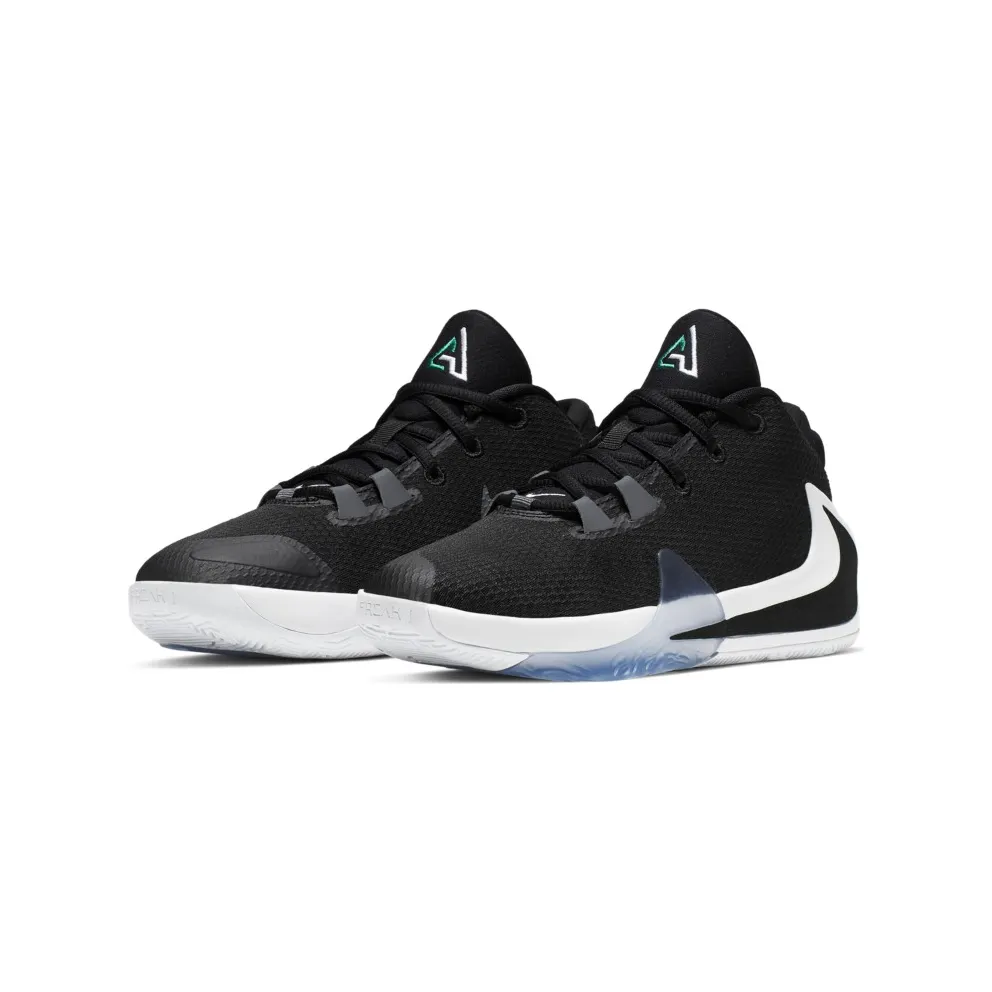 Nike Zoom Freak 1 Black White (GS) Black/Black-White-Lucid Green (BQ5633-001)