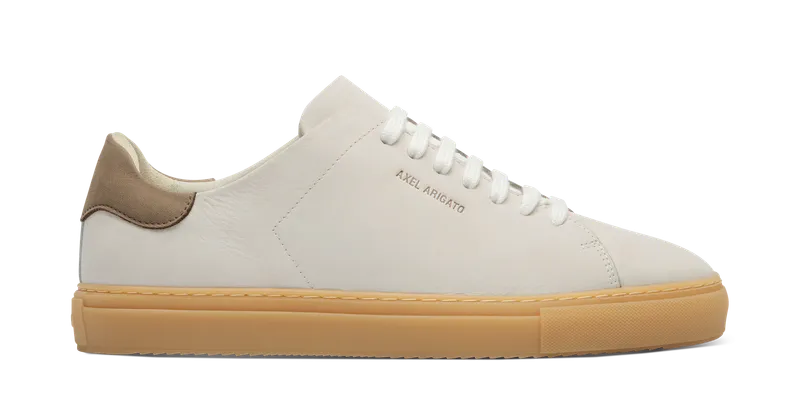 Axel Arigato Clean 90 Sneaker “Off White,Taupe” (F4623002)