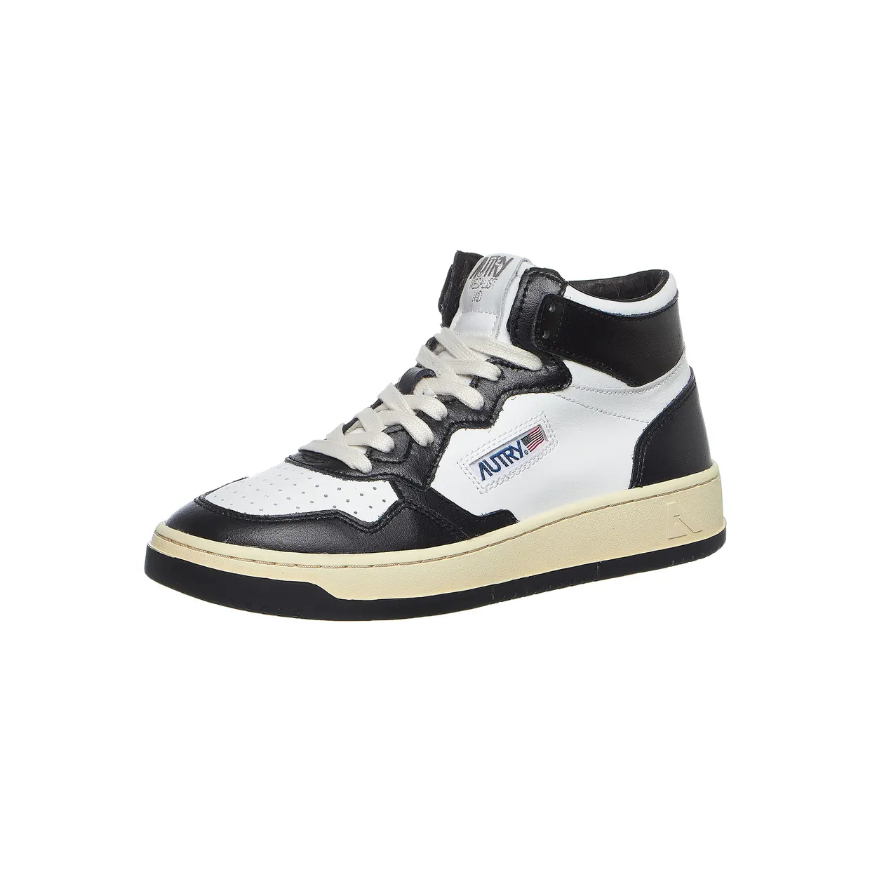 Autry 01 Mid White / Black (AUMWWB01) (2)