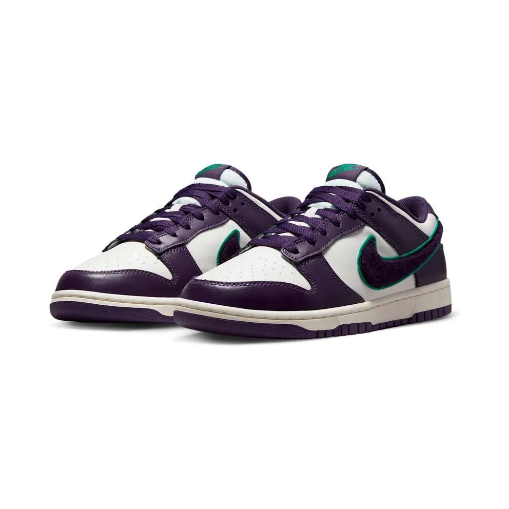 Nike Dunk Low “Chenille Swoosh – Grand Purple” (DQ7683-100)