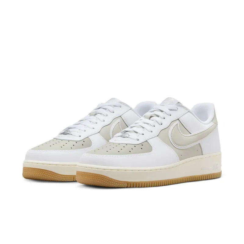 Nike Air Force 1 Low ’07 White Sail Light Silver Gum (FQ8201-100)