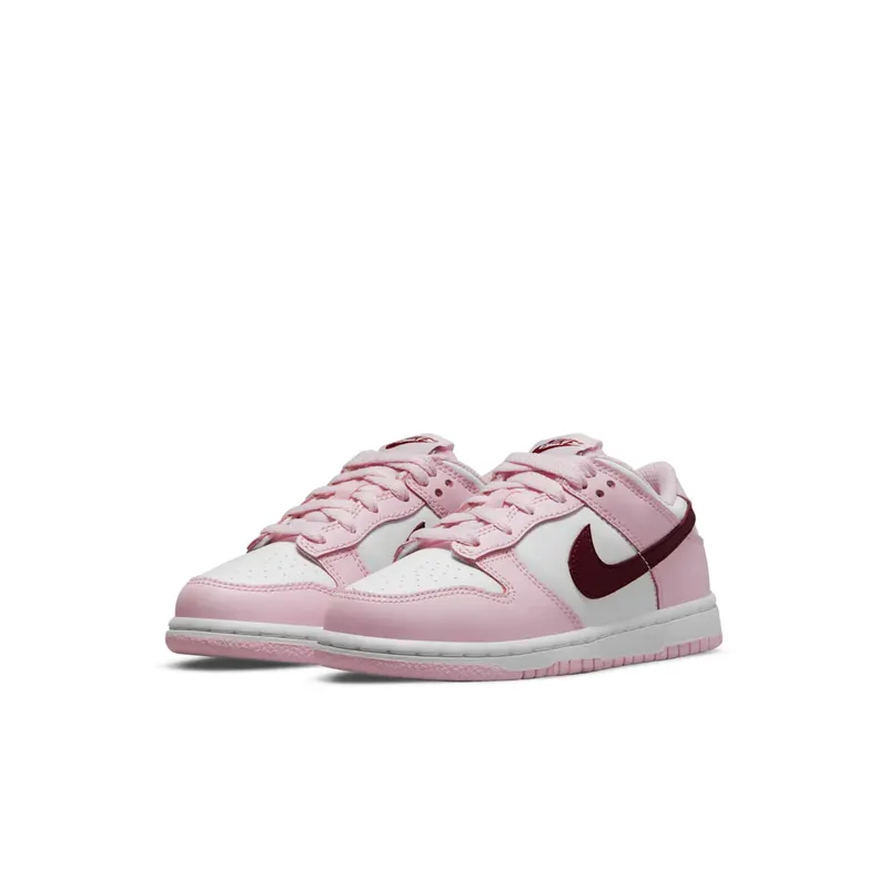 Nike Dunk Low Pink Red White (PS) (CW1588-601)