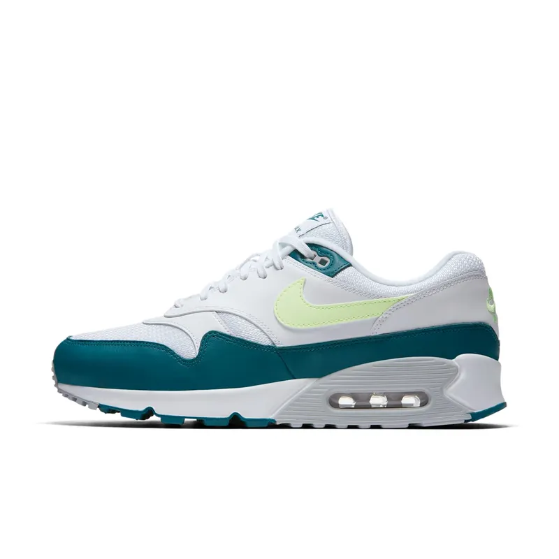 Nike Air Max 90/1 Spruce Lime White/Geo Teal-Lime Blast-Wolf Grey (AJ7695-103)