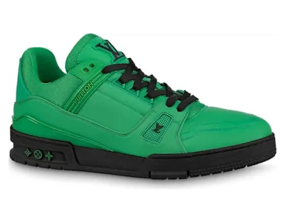 Louis Vuitton LV Trainer Green Black (1A9FI0)