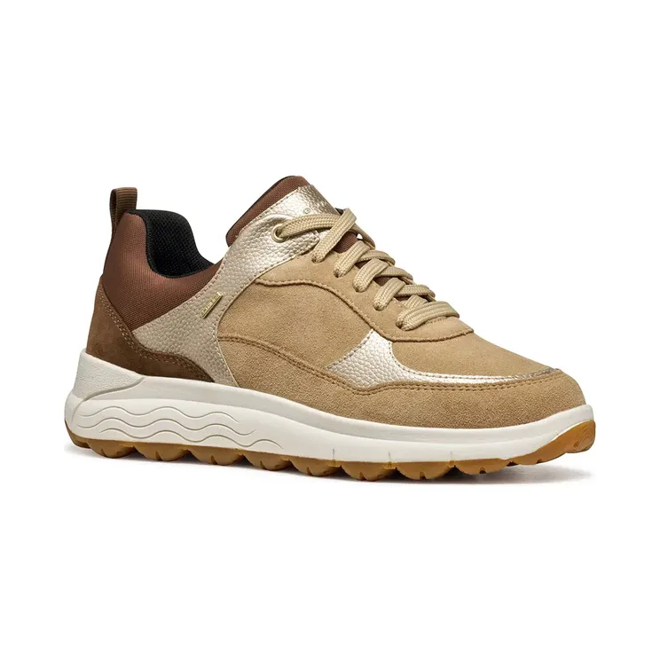 Geox Spherica “Donkerbeige / Light Gold” (D3626D0227BC5P2L)