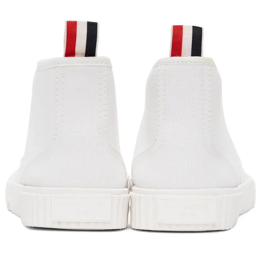 Thom Browne Grey Mid-Top Heritage Sneakers (MFD223A-01588) (4)