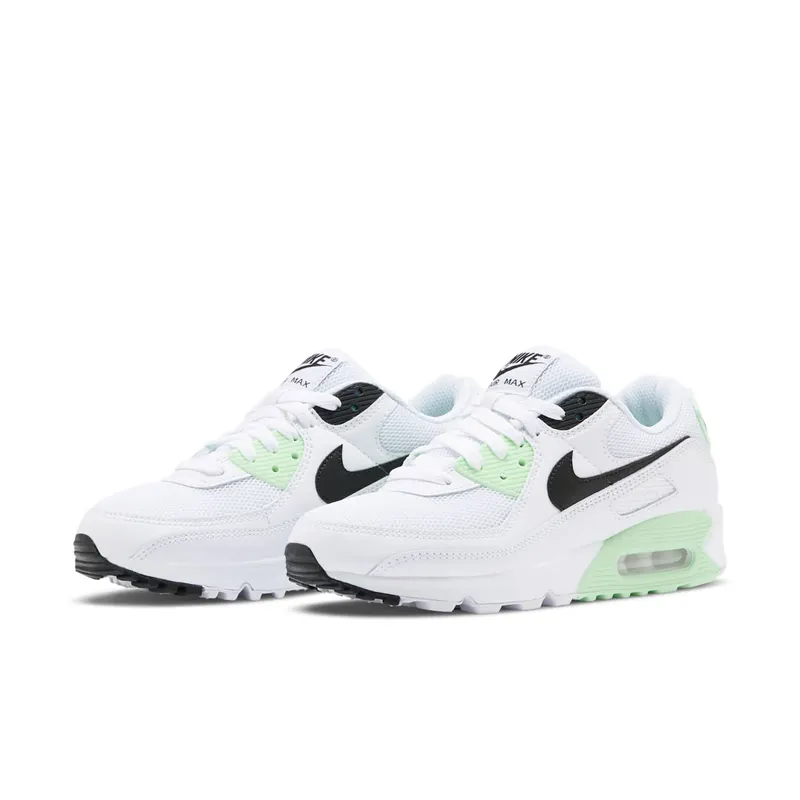 Nike Air Max 90 White Vapor Green Black (W) White/Vapor Green-Black (CT1039-101)