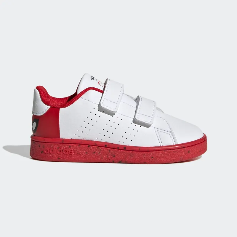 Adidas adidas x Marvel Advantage Spider-Man Hook-and-Loop Cloud White / Cloud White / Better Scarlet (HQ8841)