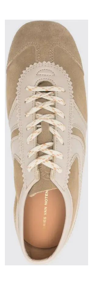Dries Van Noten Leather Sneakers Beige (2610117220126103) (3)