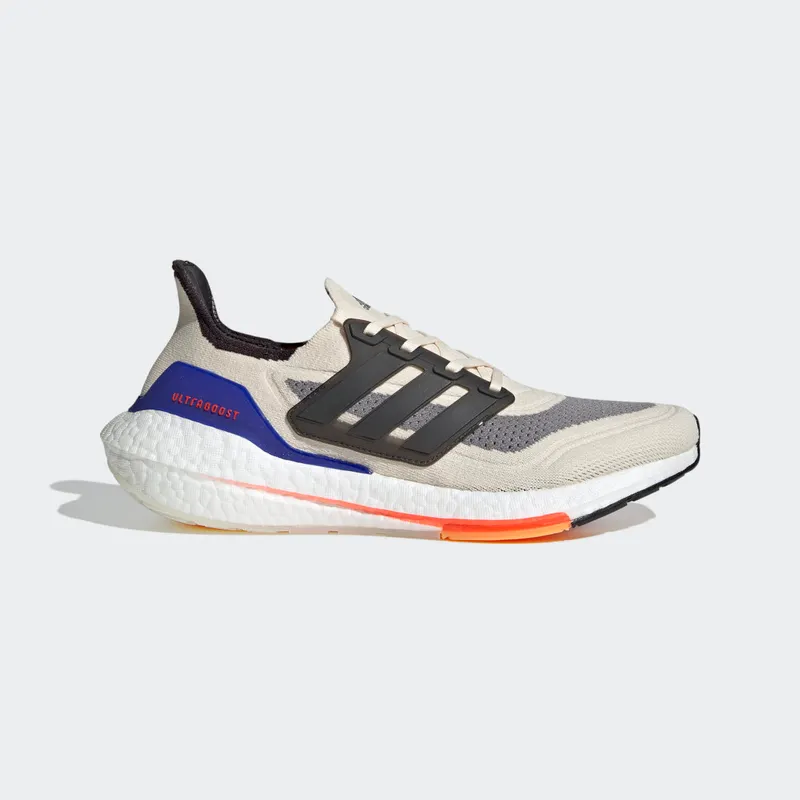 adidas Ultraboost 21 Wonder White / Carbon / Solar Red (S23869)