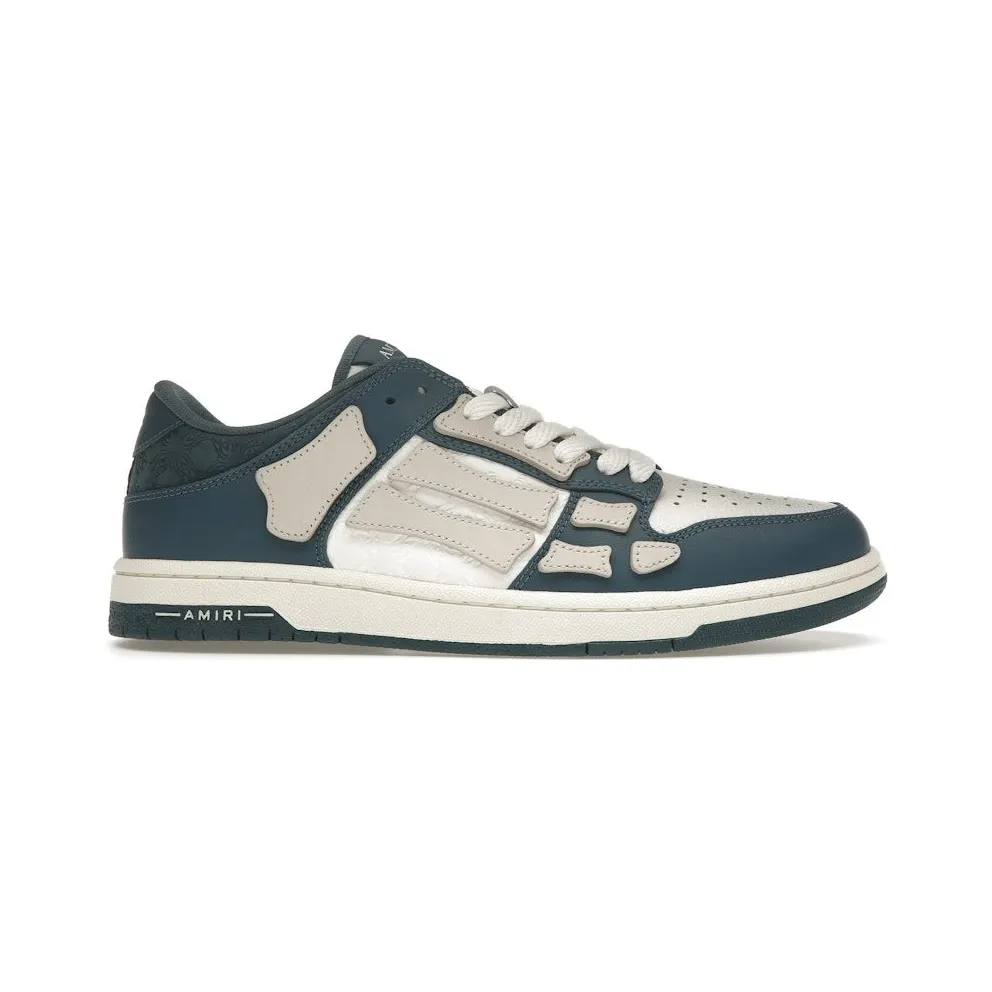 AMIRI Skel Top Low Vintage Blue Quad Monogram Debossed (AMFOSR1115-496)