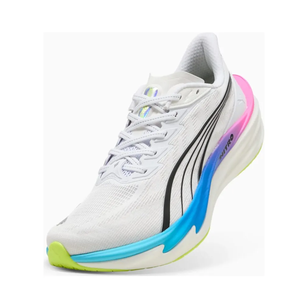 Puma Deviate Nitro Puma White / Poison Pink / Ultra Blue (312123-10)