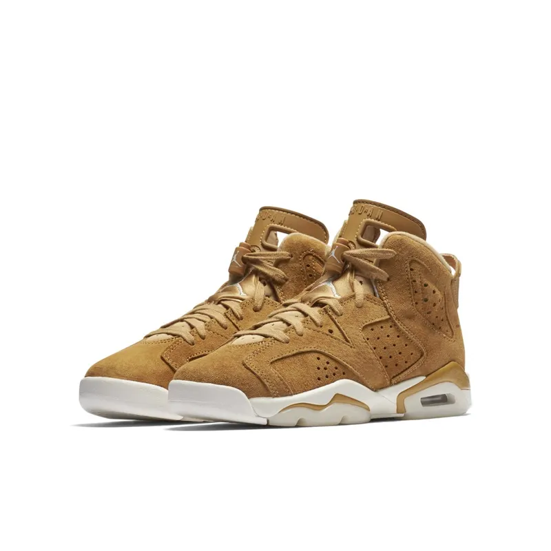 Jordan 6 Retro Wheat (GS) Golden Harvest/Golden Harvest-Sail (384665-705)