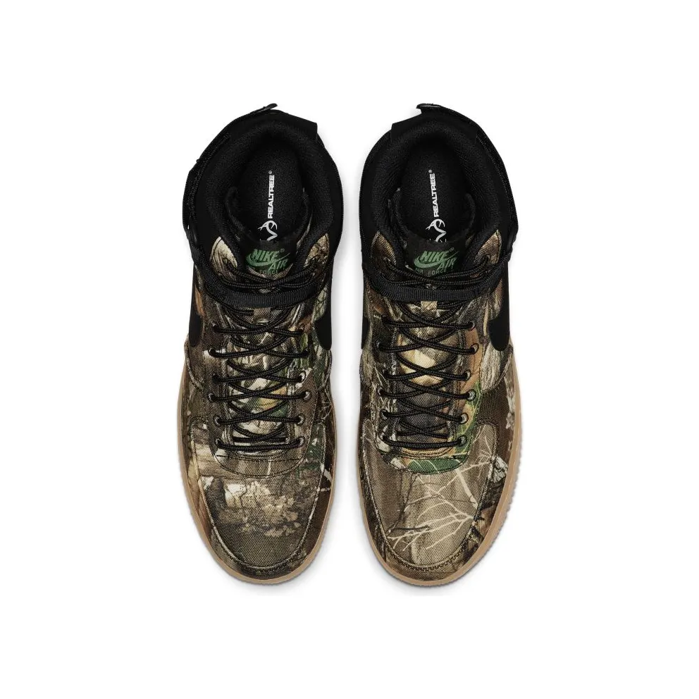 Nike Air Force 1 High Realtree Camo Black/Black-Aloe Green (AO2410-001)