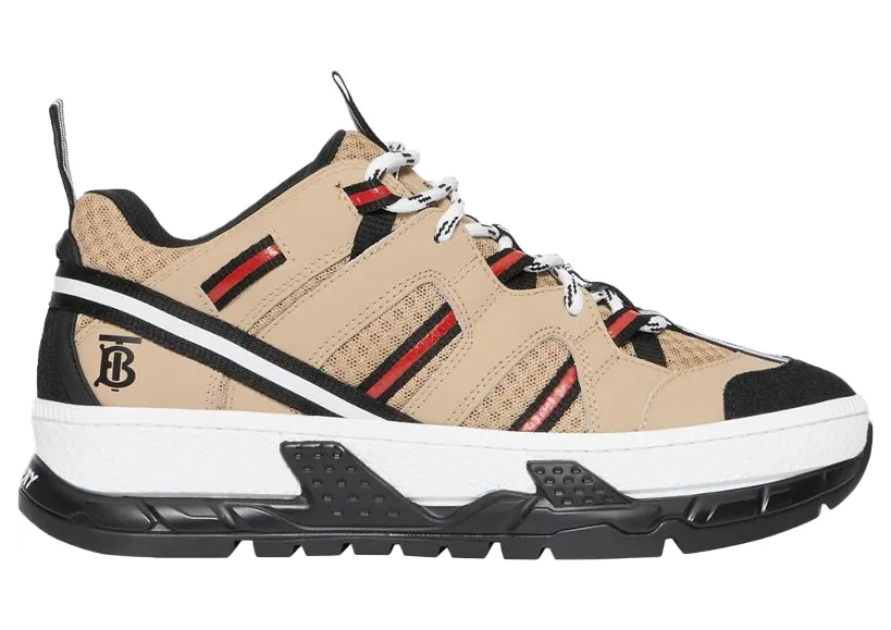 Burberry Nylon and Nubuck Union Beige
