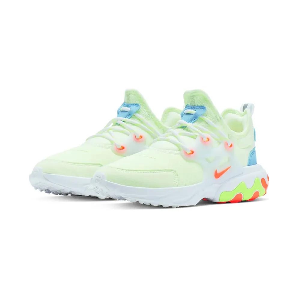 Nike React Presto Barely Volt (GS) Barely Volt/Hyper Crimson-Blue Gaze-Volt-White (BQ4002 700)