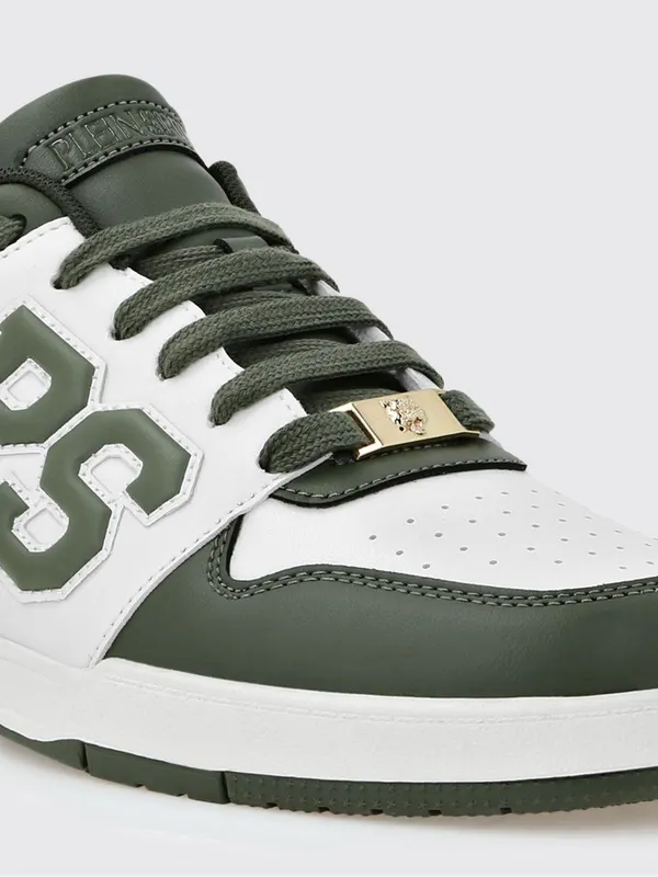 Plein Sport Leather Sneakers Green (SAESUSC0737STE003N65) (3)
