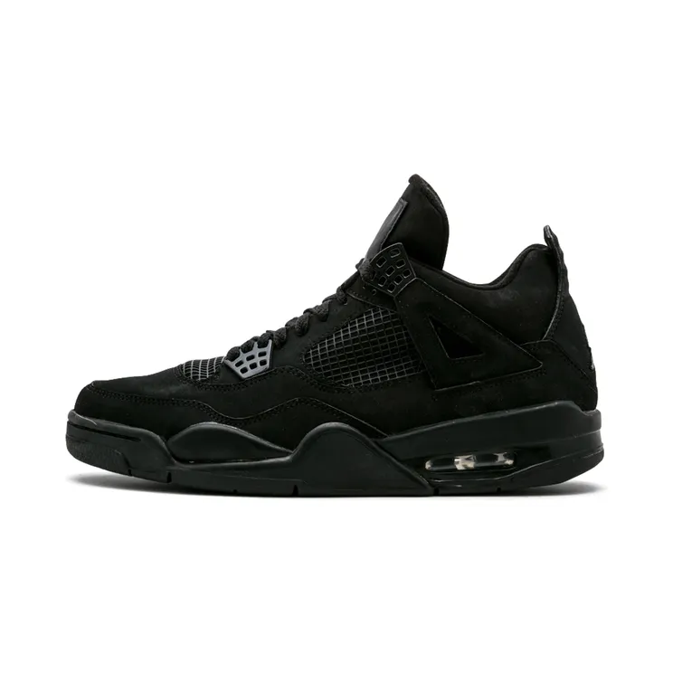 Air Jordan 4 Retro ‘Black Cat’ 2006 Black/Black/Light Graphite (308497-002)