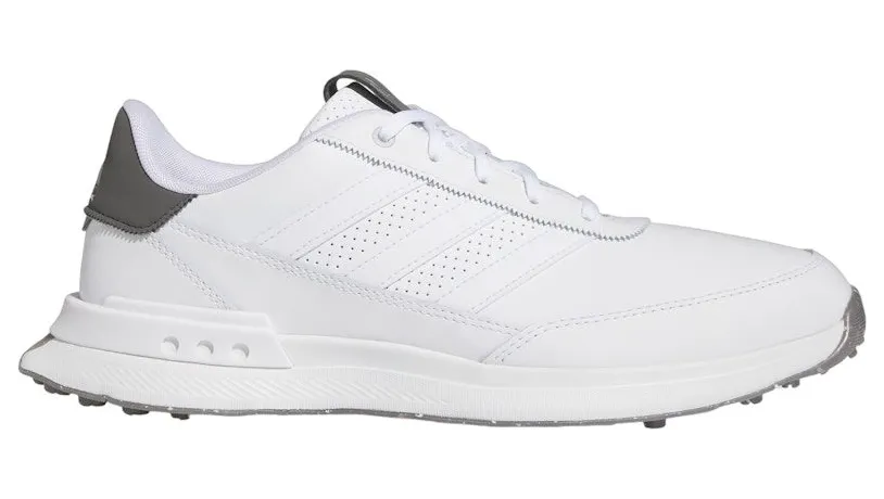 adidas S2G 24 Leather Spikeless Golf Cloud White Charcoal (IF0298)