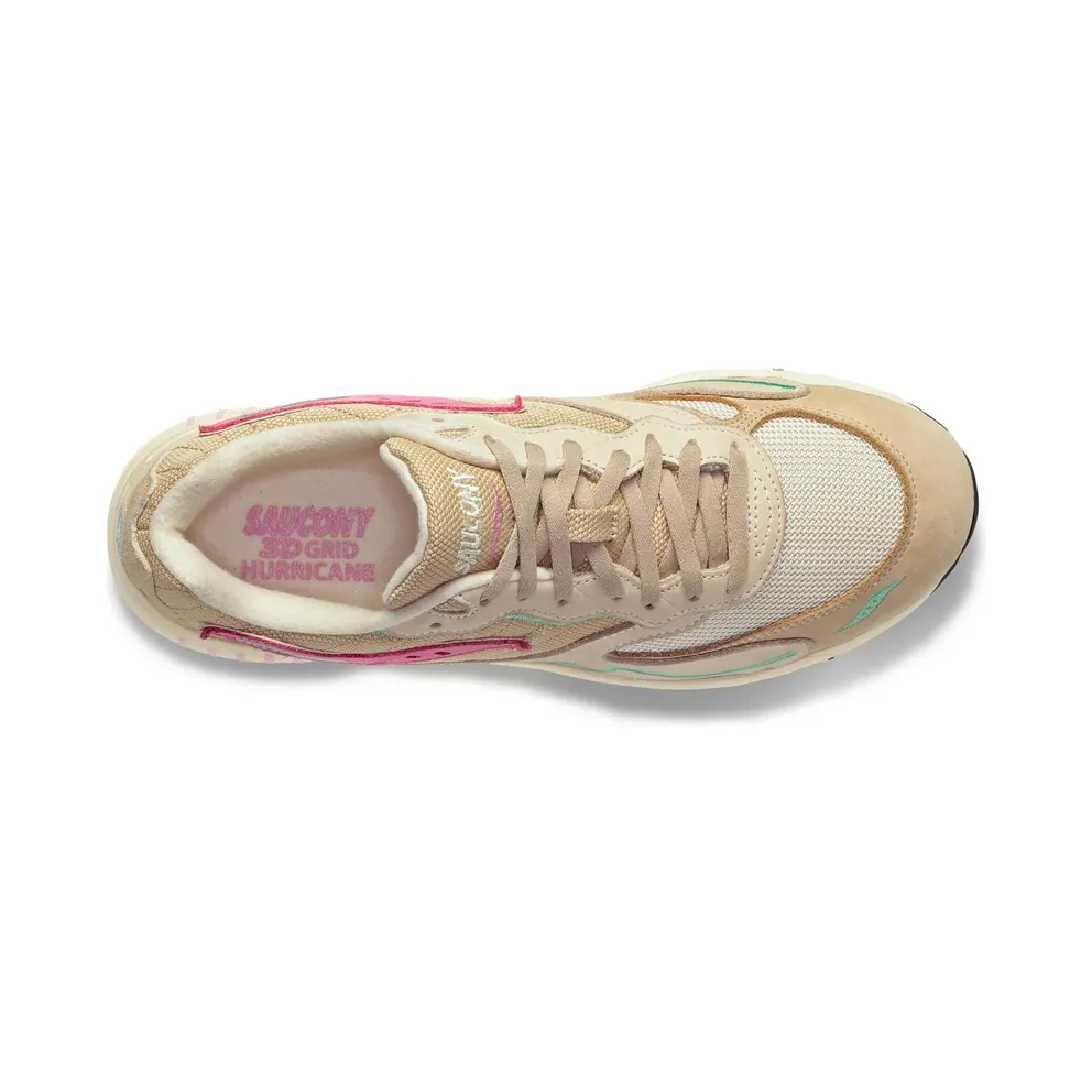 Saucony 3D Grid Hurricane Premium Cream Pink (S70670-5)