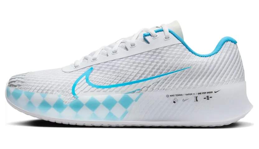 Nike Court Vapor 11 HC Carlos Alcaraz PE White Baltic Blue (HQ1654-100)