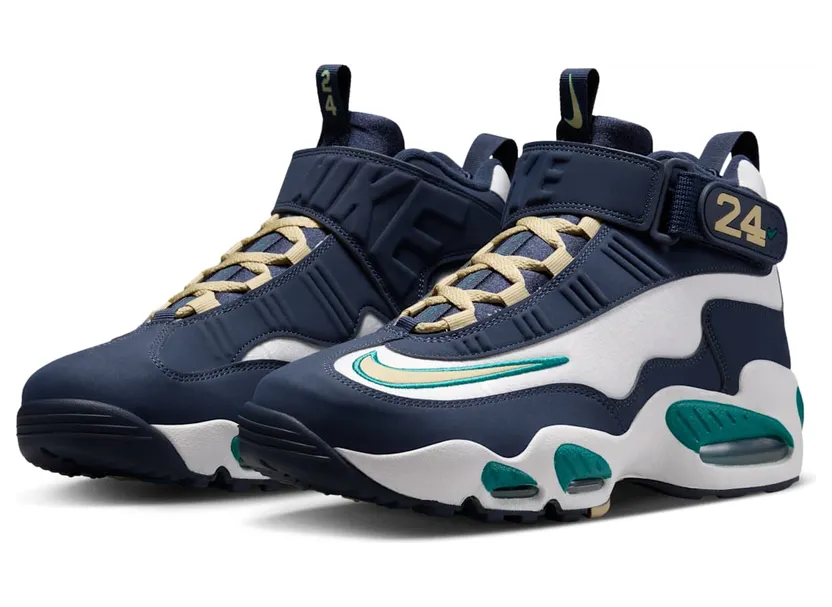 Nike Air Griffey Max 1 HBCU: cult-silhouet in navy en goud (5)
