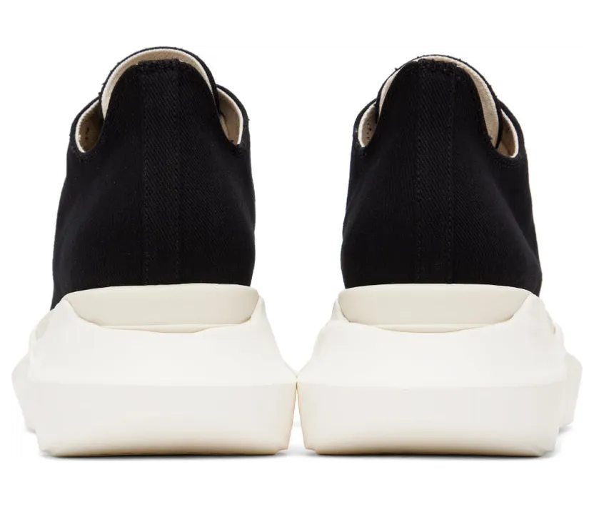 Rick Owens Drkshdw Black Abstract Low-Top Sneakers (DU02B4842 DQ) (2)