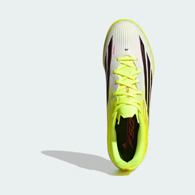 adidas F50 League Turf Football “Team Solar Yellow 2 / Core Black / Lucid Red” (JR8978)