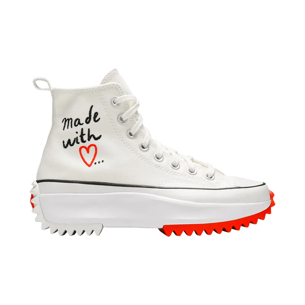 Converse Run Star Hike Hi Made with Love White (W) (571874C)