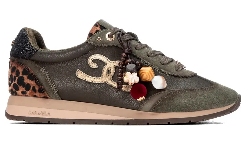 Carmela sneaker Khaki (16423405-Khaki)