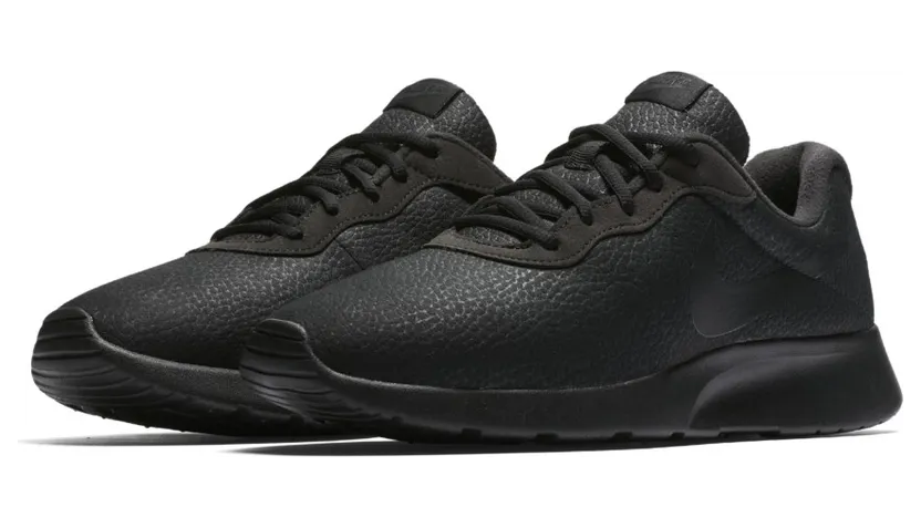 Nike Tanjun Premium Black Leather