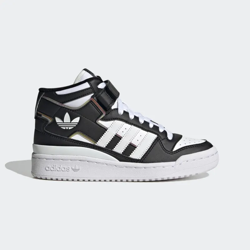 Adidas Forum Mid Core Black / Cloud White / Cloud White (HQ6845)