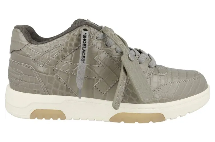 OFF-WHITE Out Of Office OOO Low Tops Sand Croc (OMIA189S22LEA0050909)