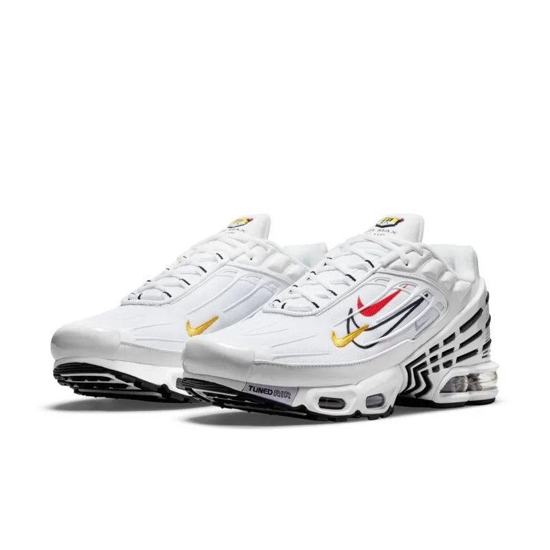 Nike TN Air Max Plus 3 Multi Swoosh White (2021) (DN6993-100)