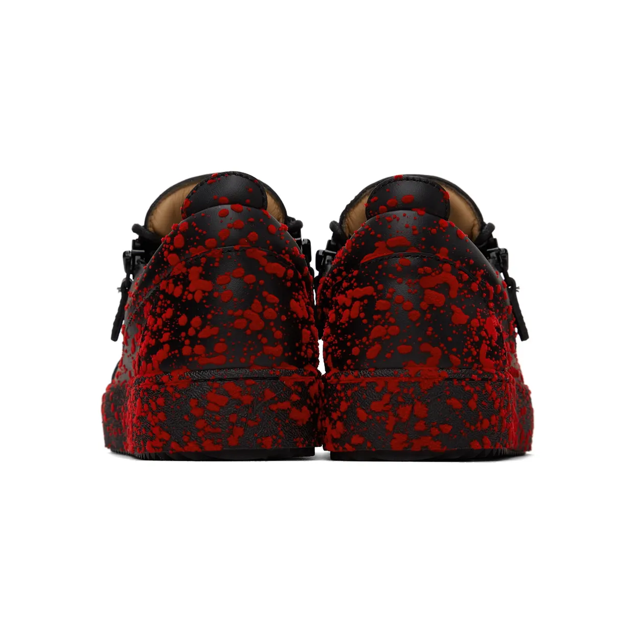 Giuseppe Zanotti Black & Red Birel Sneakers (RU00024-88168) (4)