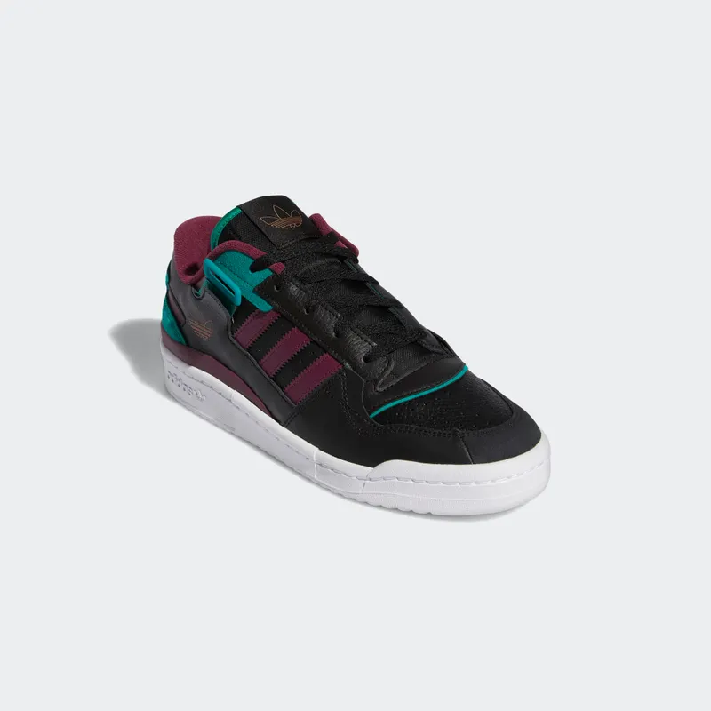 adidas Forum Exhibit Low Core Black / Victory Crimson / Glory Green (H01912)