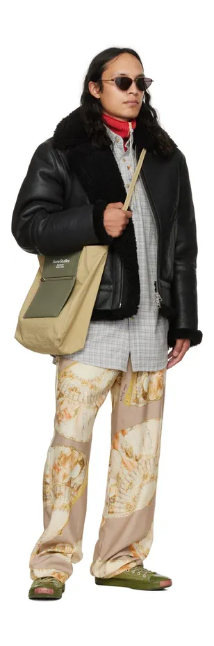 Acne Studios Green Ballow High AB7 OLIVE GREEN (BD0226-) (5)