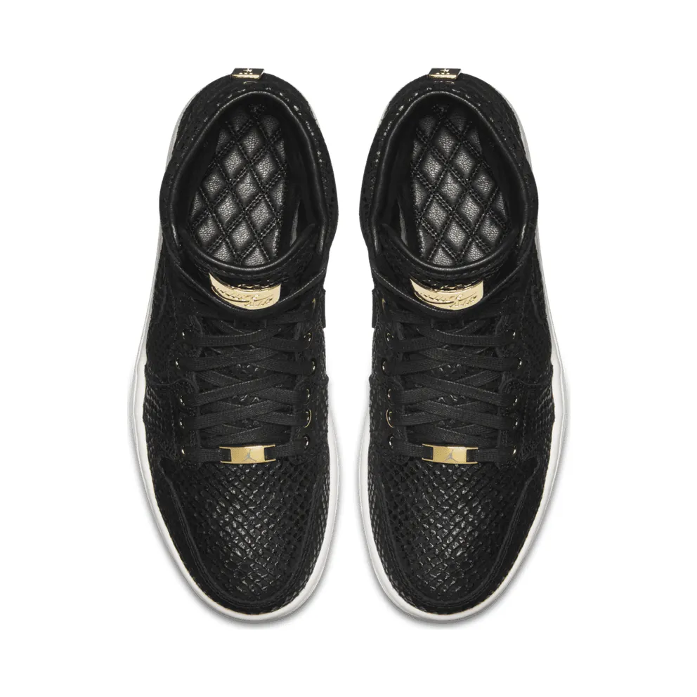 Jordan 1 Retro Pinnacle Black Black/Metallic Gold-White (705075-030)
