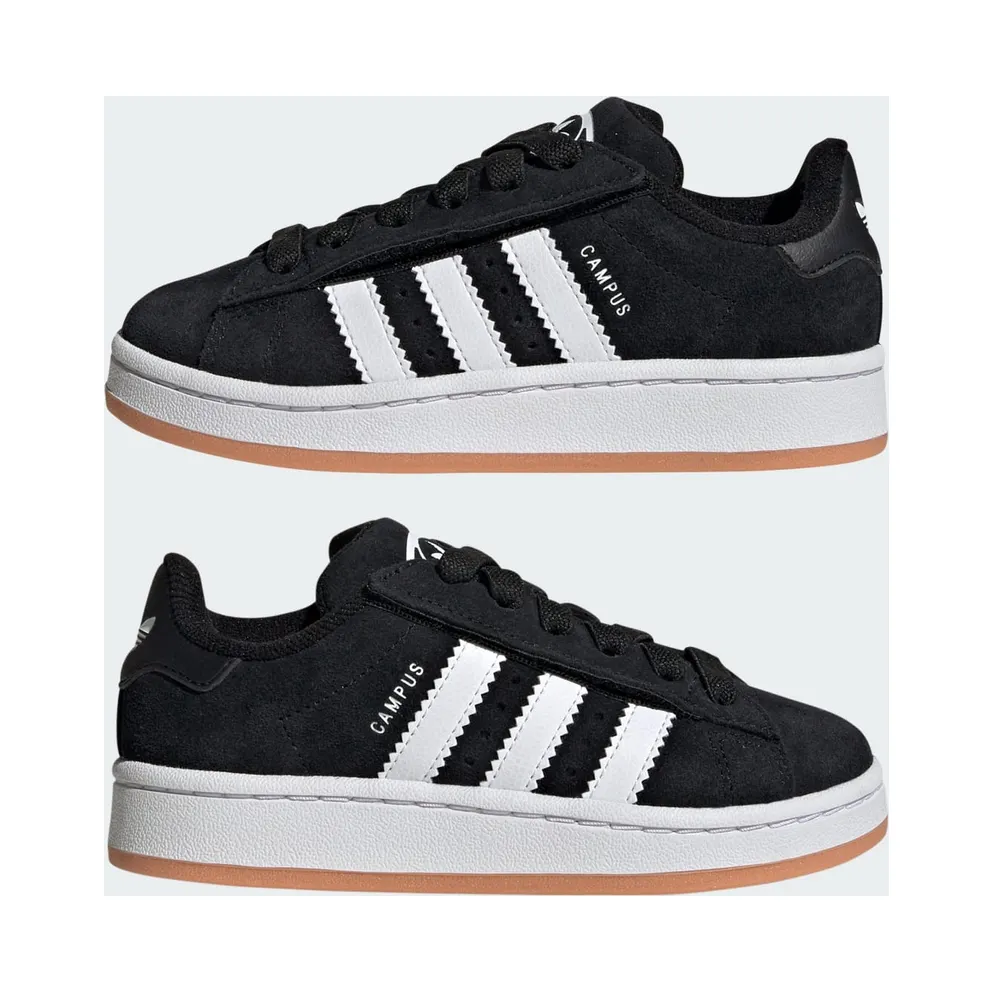 Adidas Campus 00s Comfort Closure with Elastische Veters Kids Core Black / Cloud White / Cloud White (JQ6386)