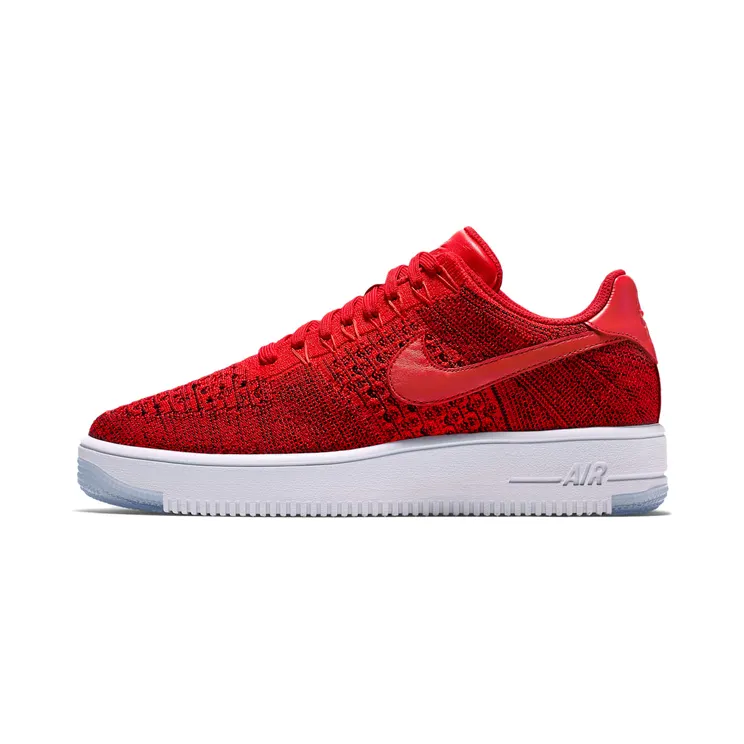 Nike Air Force 1 Ultra Flyknit Low “University Red / White” (817419-600)