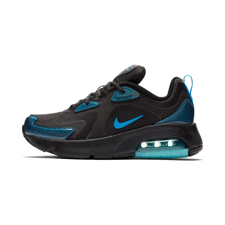 Nike Air Max 200’Black Aurora’ GS “Black / Aurora Green / White / Blue Hero” (CQ4009-001)