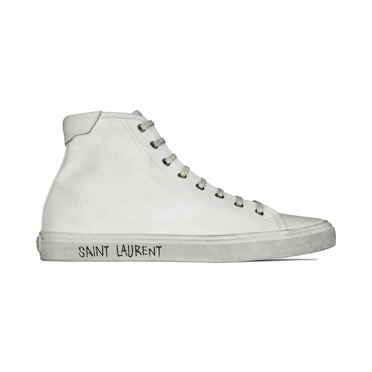 Saint Laurent Malibu Mid Optic White