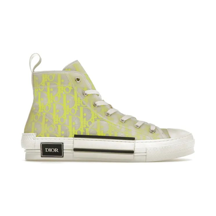 Dior B23 High Top White Yellow Oblique (3SH118YNT H160)