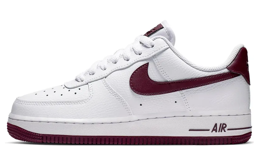 Nike Air Force 1 Low Patent White Bordeaux (W)