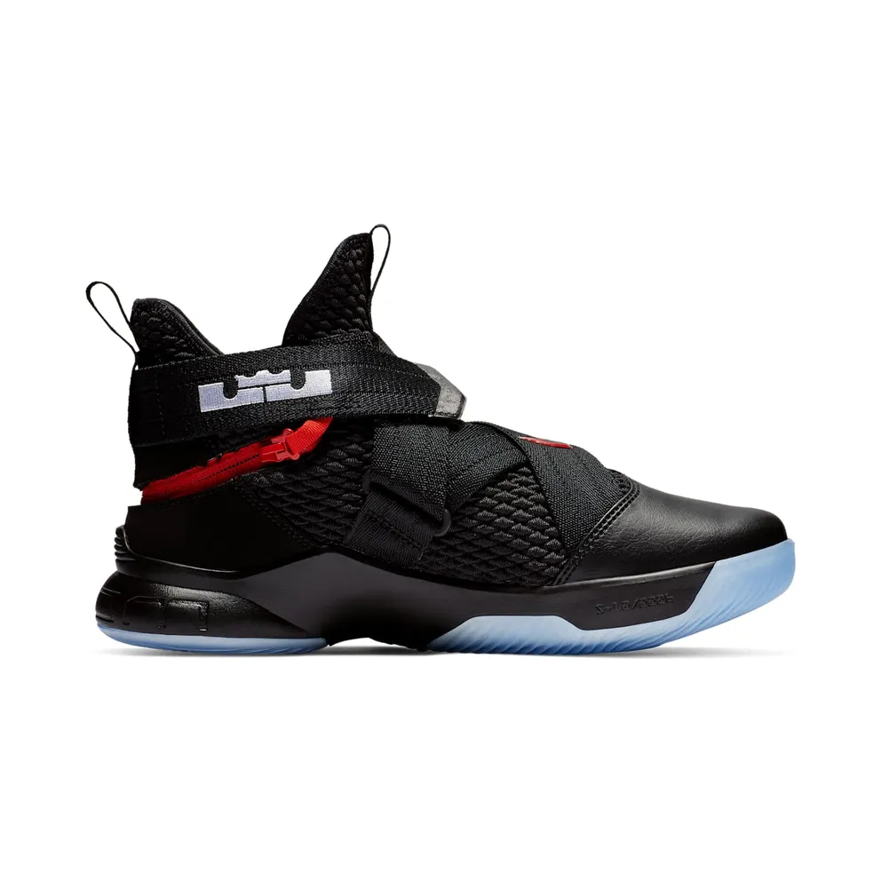 Nike LeBron Soldier 12 FlyEase Black Black University Red Black (AV3812-004)
