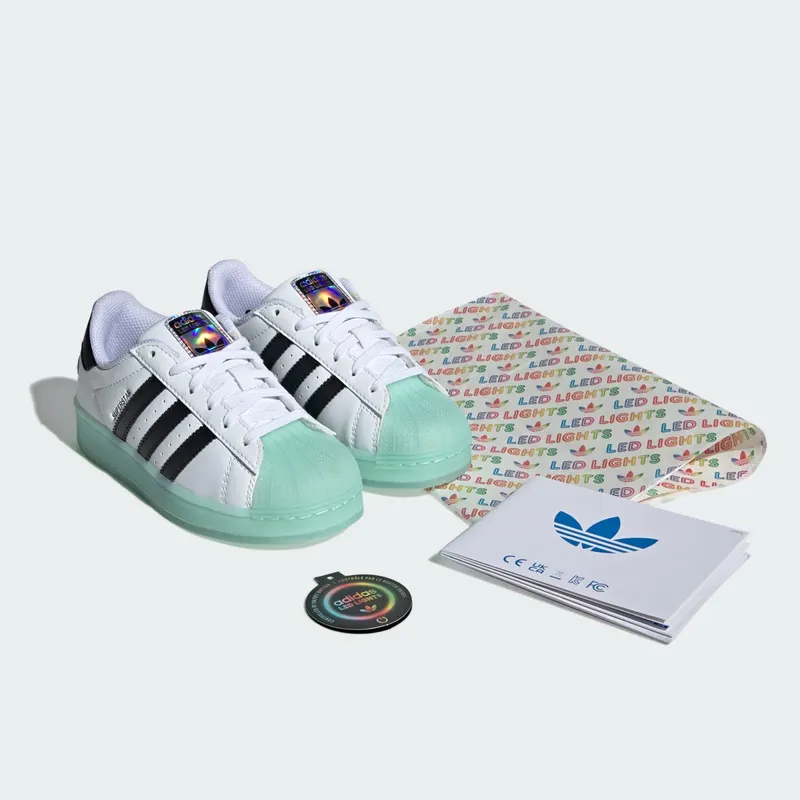 Adidas Superstar LED Lights PS “Cloud White” (JI4376)