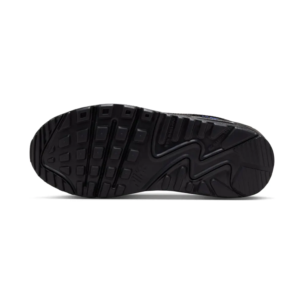 Nike Air Max 90 Black/Dark Smoke Grey/Racer Blue (IQ0098-008)