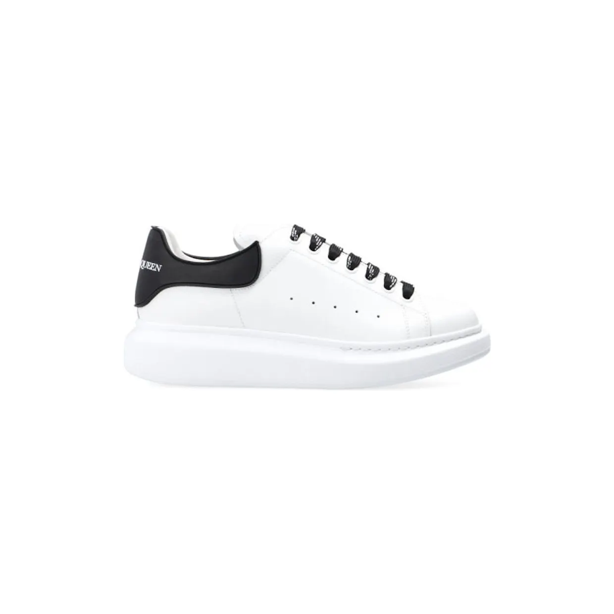 Alexander McQueen Oversized White Black Laces (621056WHXMT9034)