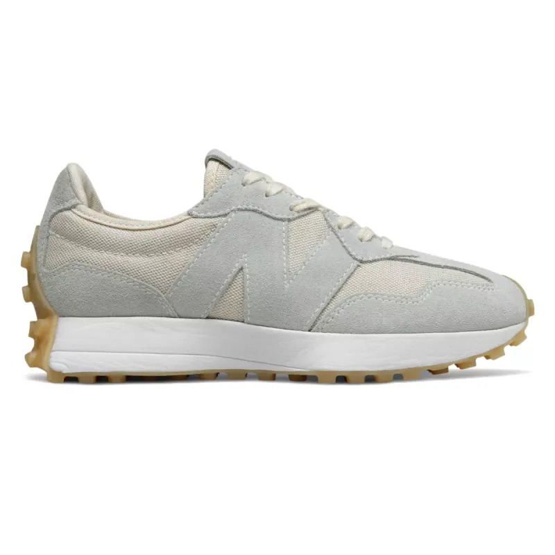New Balance 327 Light Beige (W) White/Pale Blue (WS327UND)